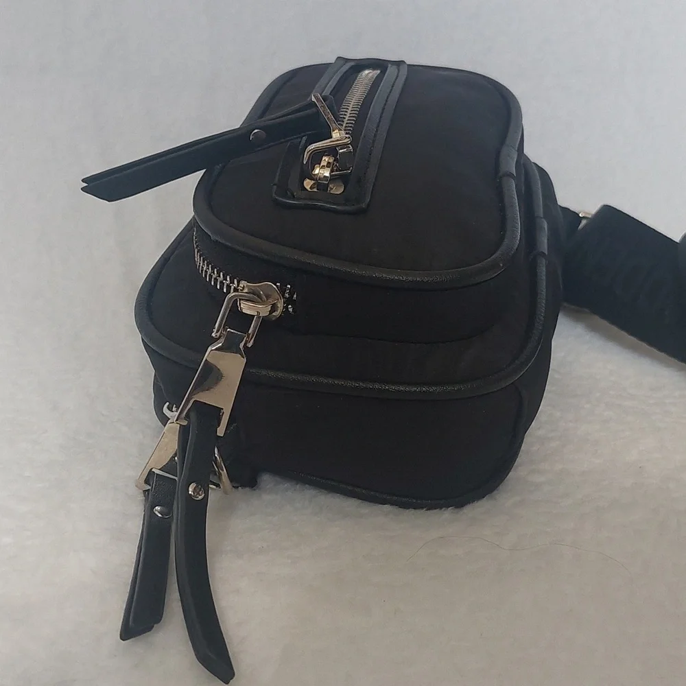 Madden NYC Nylon Mini Convertible Belt and Crossbody Camera Bag - Picture 6 of 11